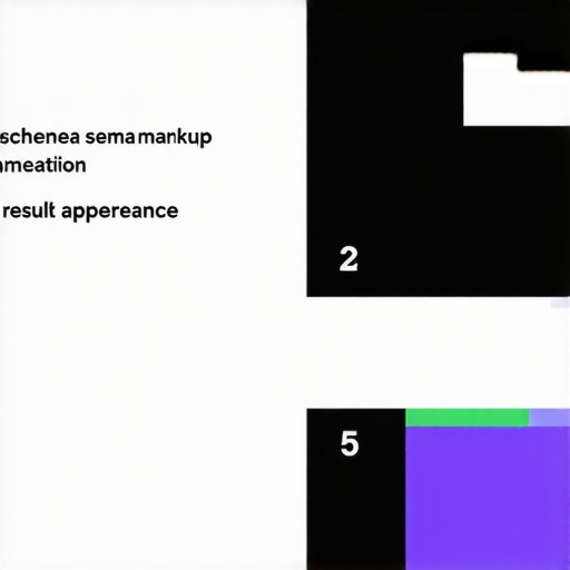 Schema Markup for Local SEO Success Infographic illustrating steps to implement schema markup for local businesses to improve search visibility.