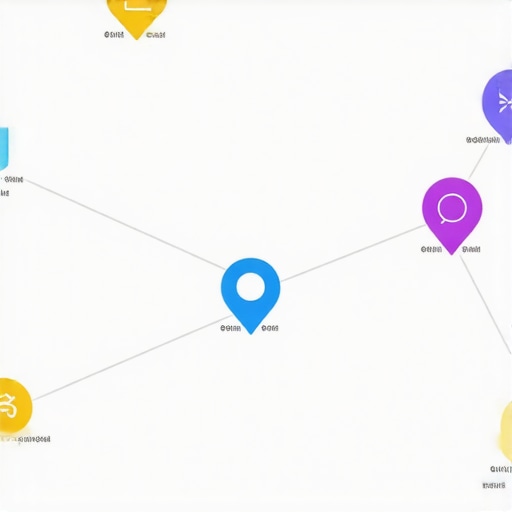 Local SEO Content Clusters and Schema Markup Strategy Diagram illustrating local SEO strategies with content clusters and schema markup.