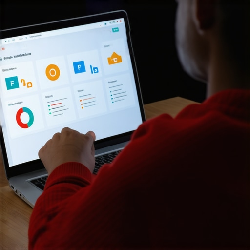Person reviewing online customer reviews on a laptop with analytics charts