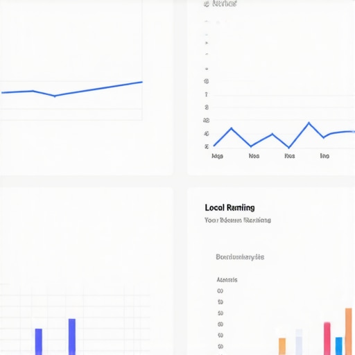 BrightLocal dashboard displaying review and ranking metrics.
