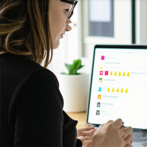 Business owner engaging with customer reviews online, highlighting reputation management