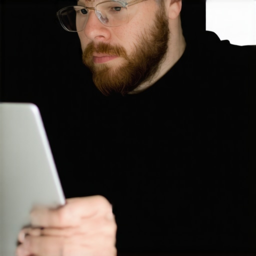 Business owner optimizing Google My Business profile with map and reviews